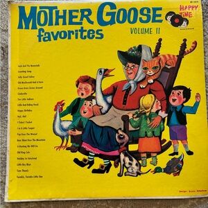Mother Goose Favorites Vintage Vinyl Record Happy Time Records